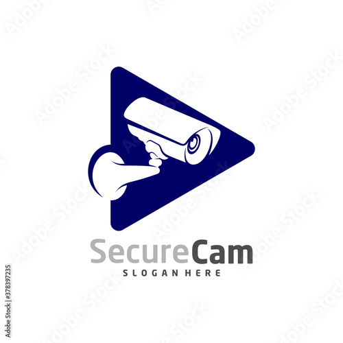 CCTV Camera Logo Design Vector Template, Logo Concept, Symbol, Icon