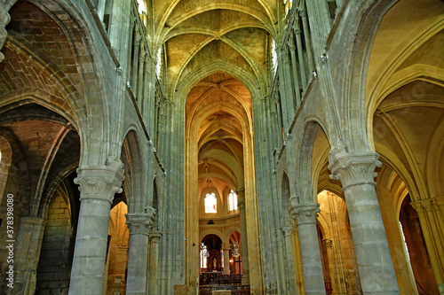 Triel sur Seine; France - may 18 2020 : the Saint Martin church