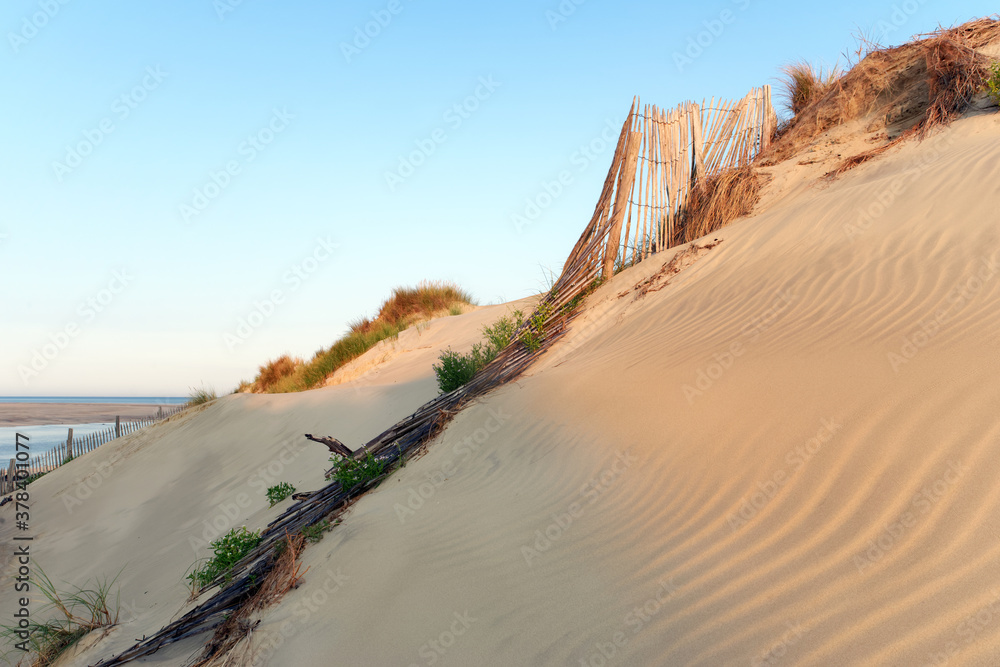 Sand dune in the Bay of Authie