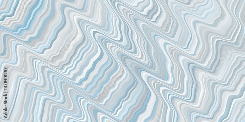 Light BLUE vector background with bent lines. Colorful illustration in abstract style with bent lines. Pattern for ads, commercials.