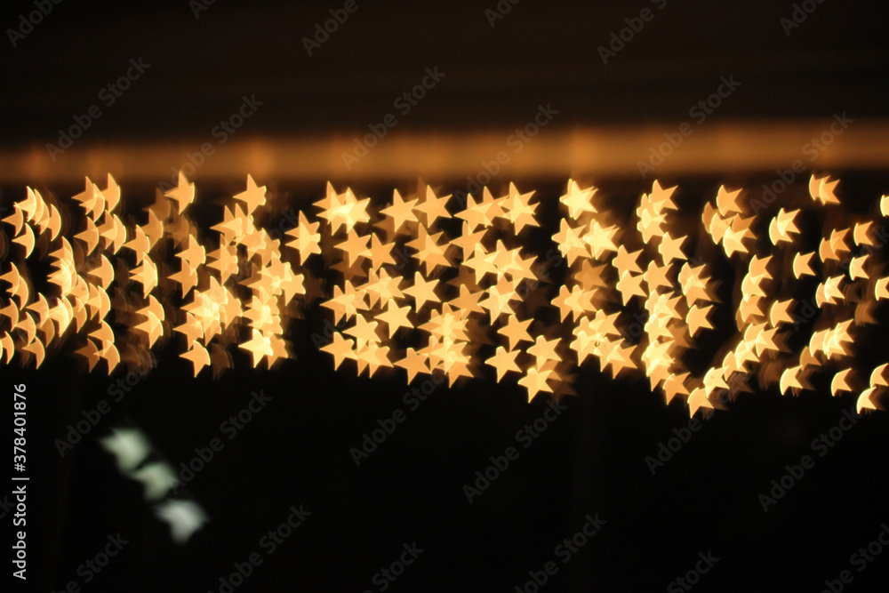 star shaped bokeh ready for your design overlay