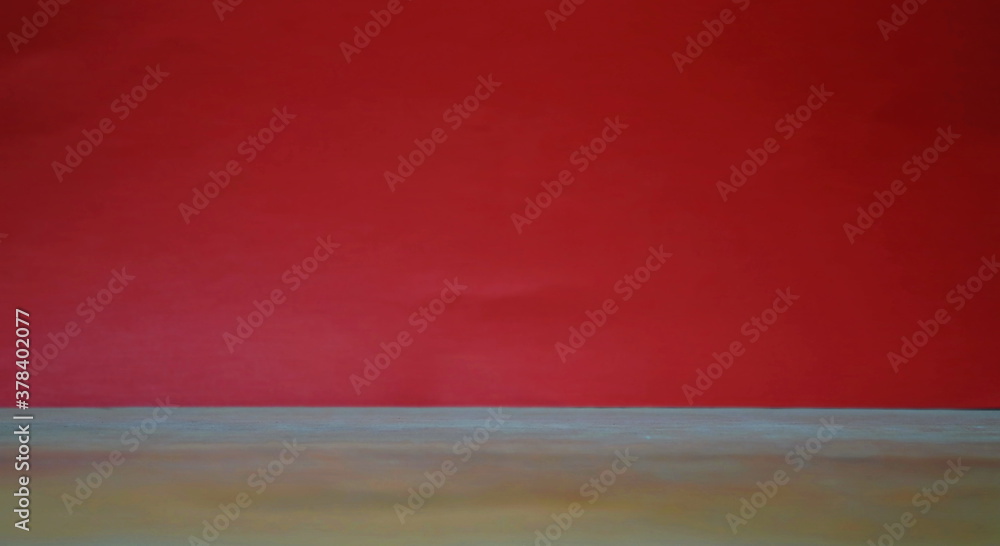Obraz premium nice table with red background