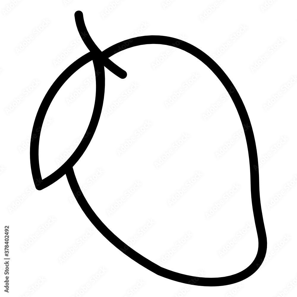 A juicy fruit, mango icon in trendy editable style
A juicy fruit, mango icon in trendy editable style