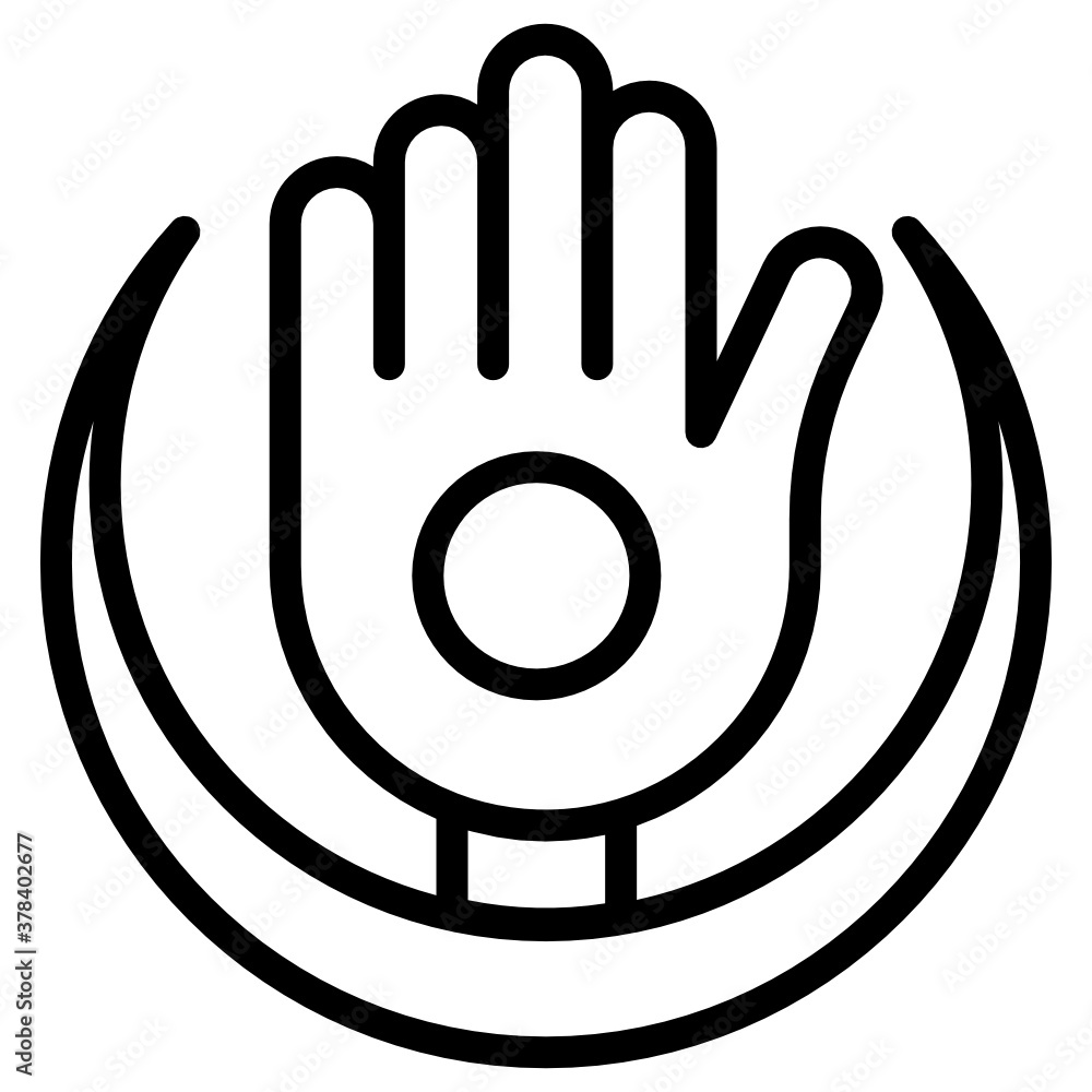 A trendy religion panjtan vector, filled icon
A trendy religion panjtan vector, filled icon