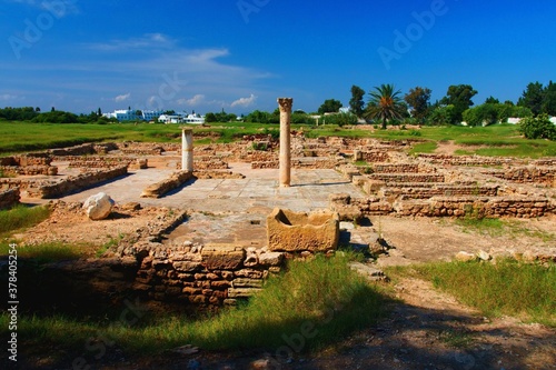  Archaeological site of old Hammamet in Tunisia.