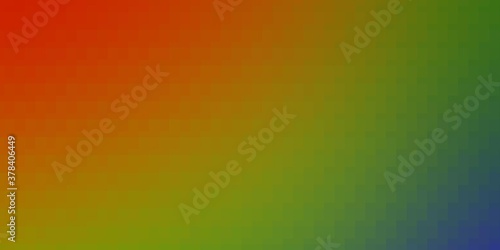 Light Multicolor vector texture in rectangular style. Colorful illustration with gradient rectangles and squares. Pattern for business booklets, leaflets
