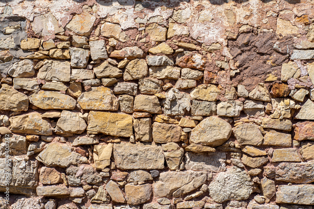 pared de piedra antigua