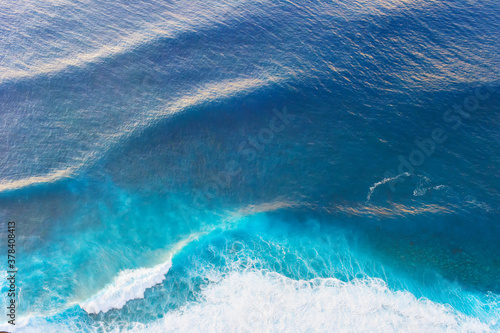 Aerial view ocean sea backg...