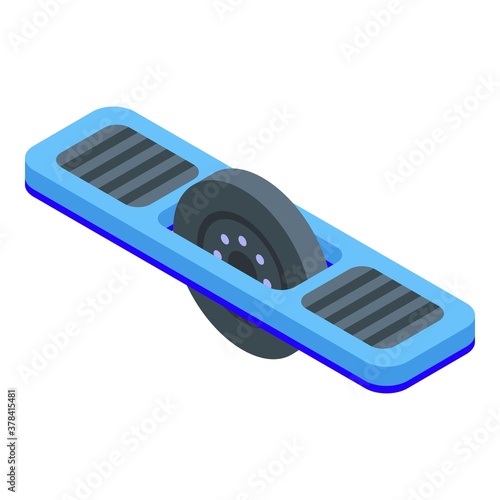 Ride gyroscope icon. Isometric of ride gyroscope vector icon for web design isolated on white background
