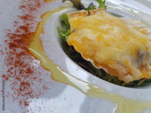 baked potato with cheese