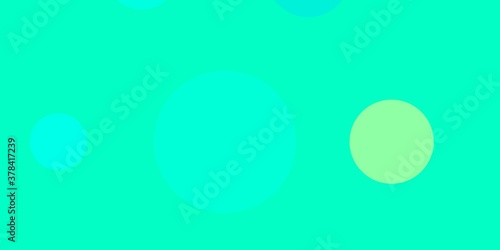 Light Green vector background with spots. Colorful illustration with gradient dots in nature style. Pattern for business ads.
