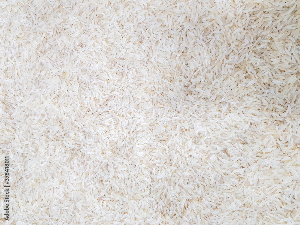 raw uncooked heap of rice at supermarket for sale raw uncooked heap of rice at supermarket for sale