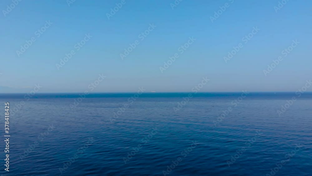 custom made wallpaper toronto digitalDeep blue sea horizon line touches the bright sky on a summer day, ocean background