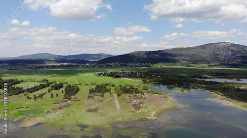 Lakes and valley in Slovenia. Shot 3