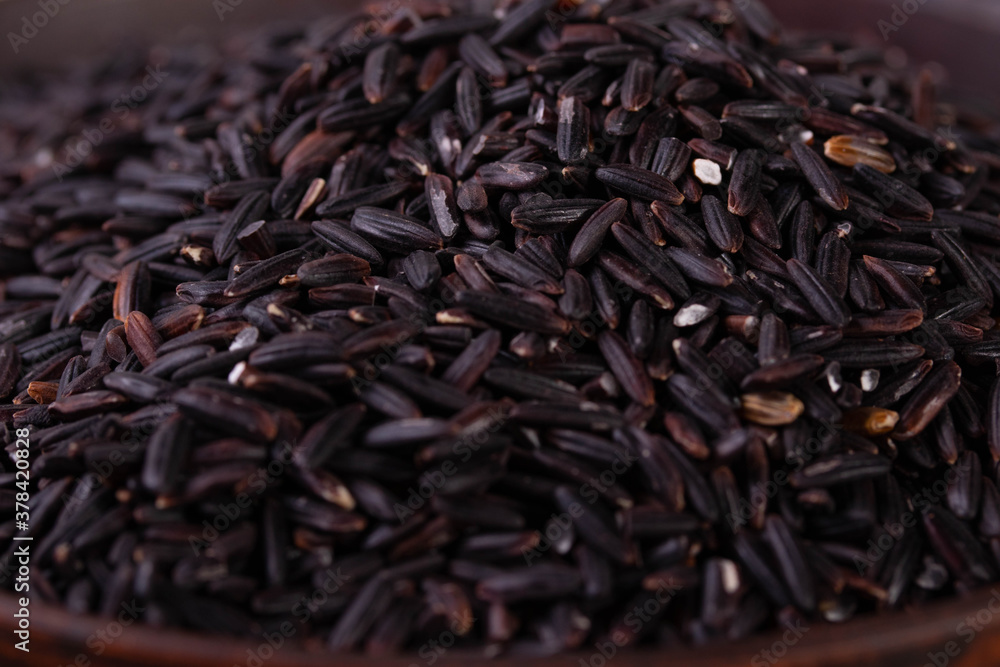 dry uncooked black rice dry uncooked black rice