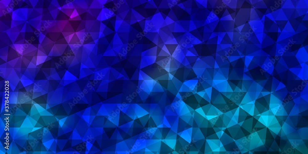 Obraz premium Light Multicolor vector layout with lines, triangles.