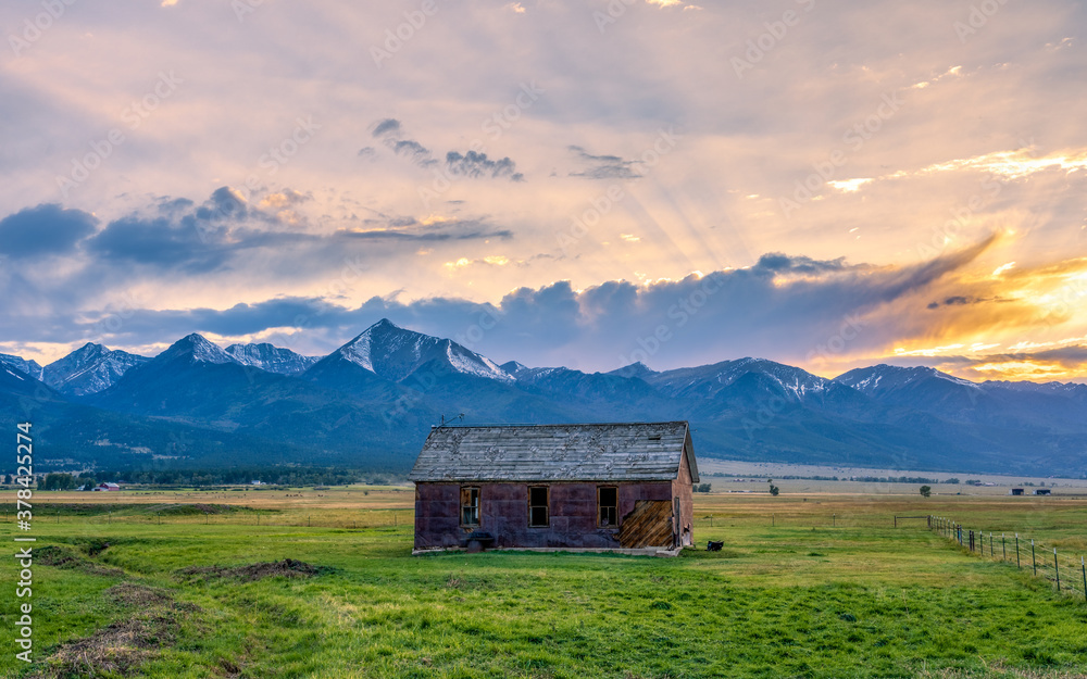 Abandoned Colorado Sunset View