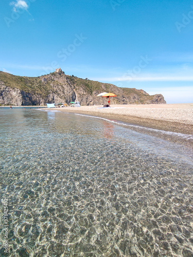 Acqua cristallina mare trasparente marinello sicilia, tindari, resort,  paradiso naturale photo