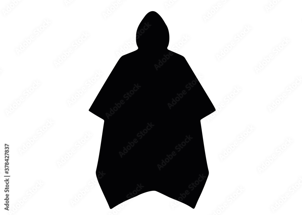 Φωτογραφία Raincoat-poncho for men and women.