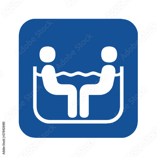 Принти на полотні Spa symbol icon