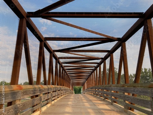  pedestrian bridge over an expressway