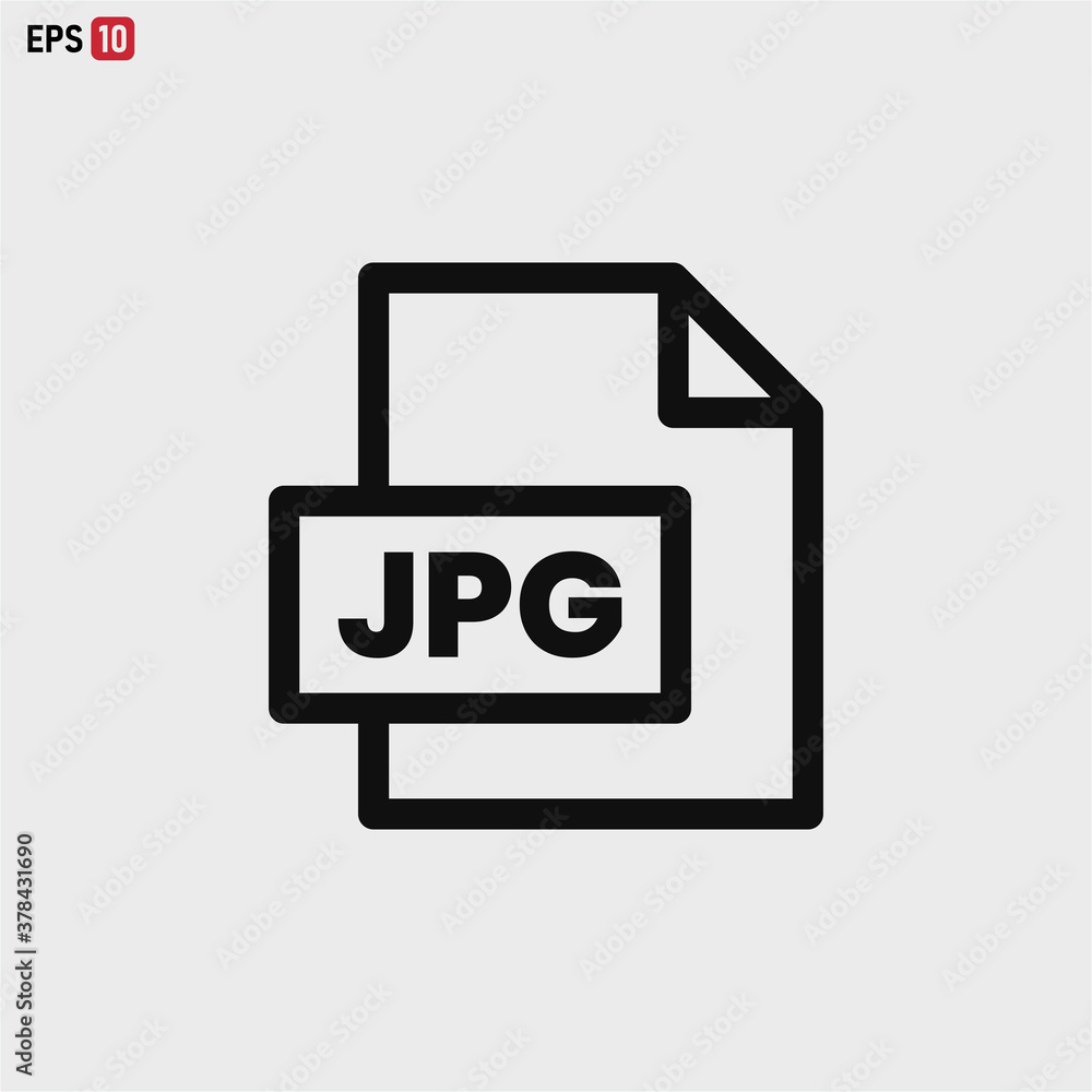 JPG file icon vector . jpg sign JPG file icon vector . jpg sign