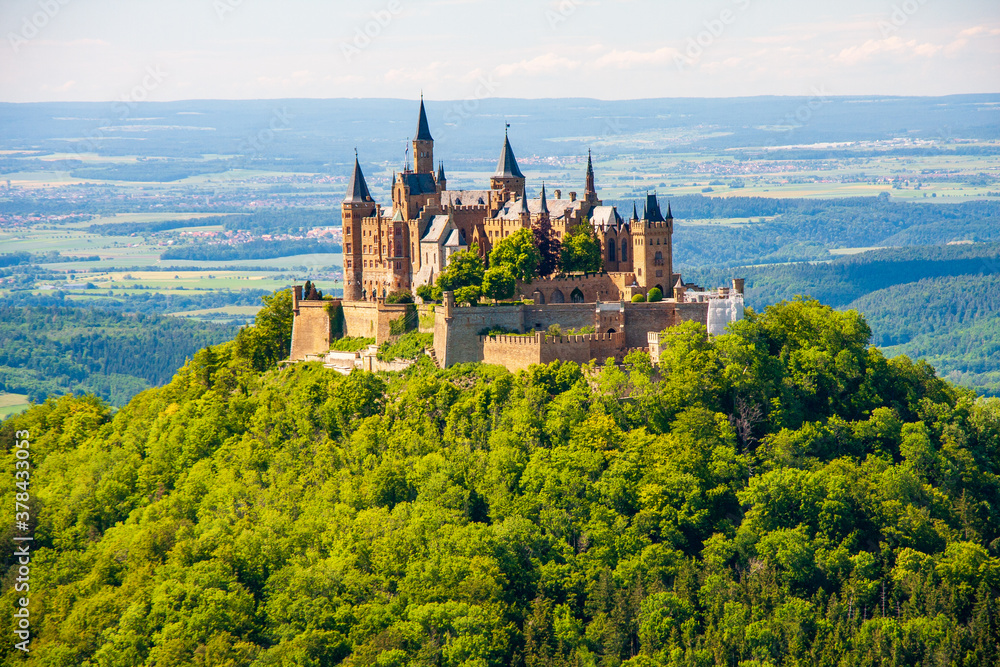 Burg Hohenzollern Ansicht vom Zeller Horn