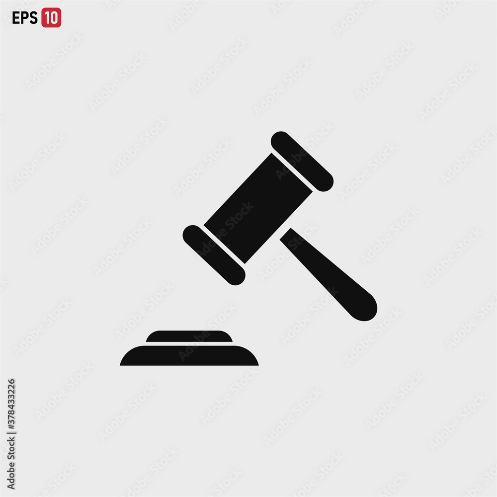 Hammer Judge icon vector eps 10 Hammer Judge icon vector eps 10