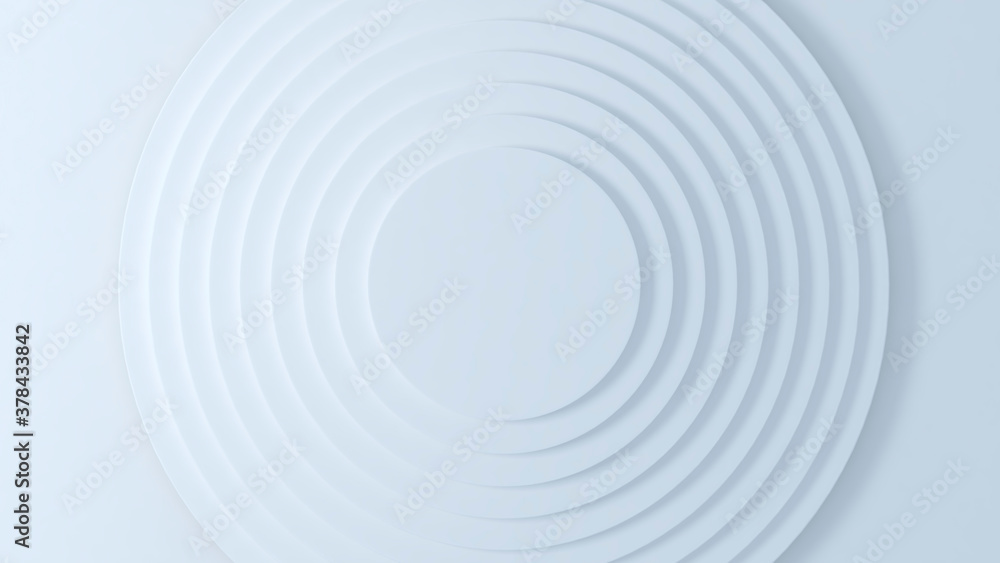 Abstract geometric background with rings. 3d circles illustration. Radial modern circular pattern Abstract geometric background with rings. 3d circles illustration. Radial modern circular pattern