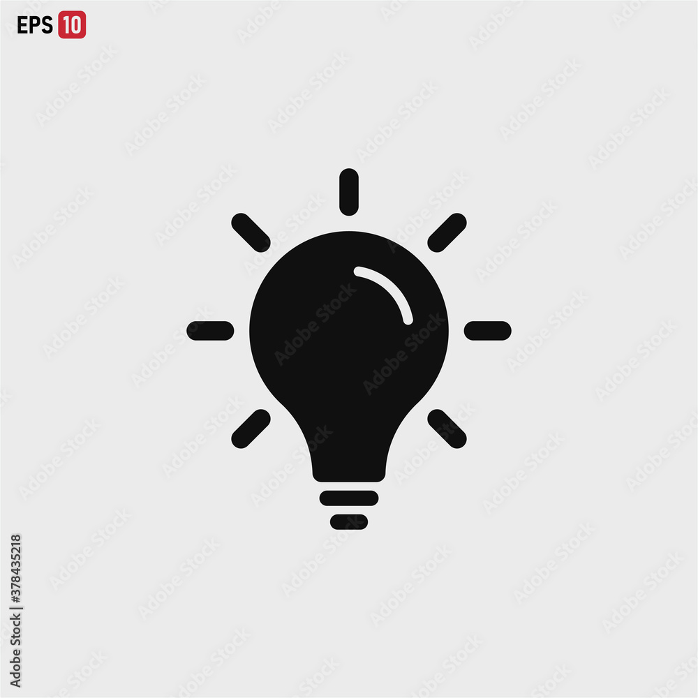 Light Bulb icon vector . Idea sign Light Bulb icon vector . Idea sign