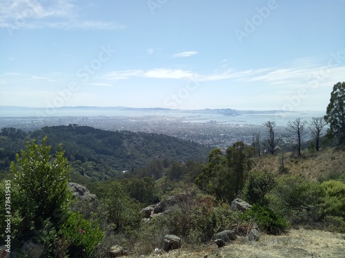 Photography Panoramic view of the Bay Area from Grizzly Peak