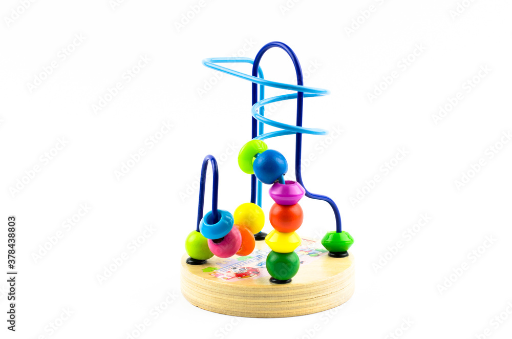 Children's toy puzzle on a white background. Children's toy puzzle on a white background.