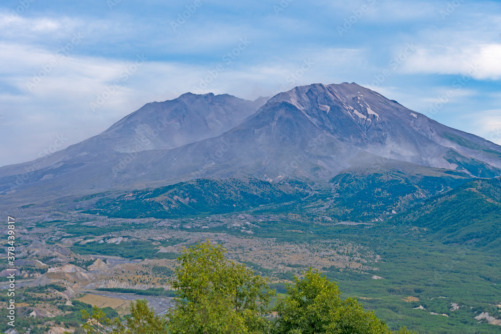 Volcanic Landscape After the Eruption
