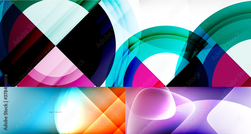 Collection of techno geometric abstract backgrounds for covers, banners, flyers and posters and other templates Collection of techno geometric abstract backgrounds for covers, banners, flyers and posters and other templates