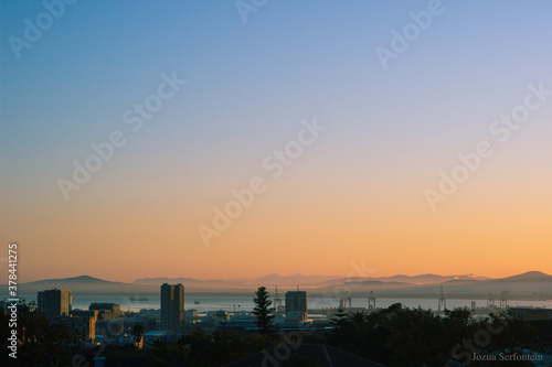 Sunrise over Table Bay