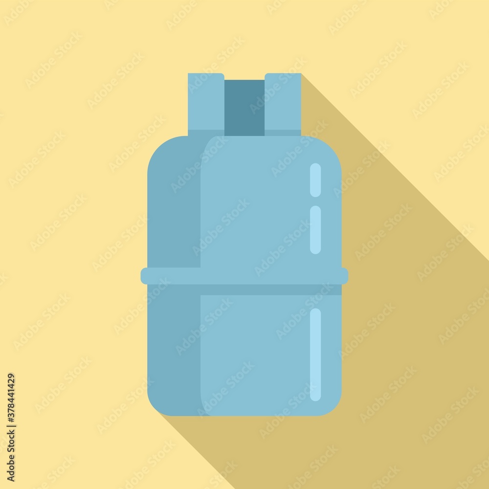 Gas cylinder cooking icon. Flat illustration of gas cylinder cooking vector icon for web design Gas cylinder cooking icon. Flat illustration of gas cylinder cooking vector icon for web design
