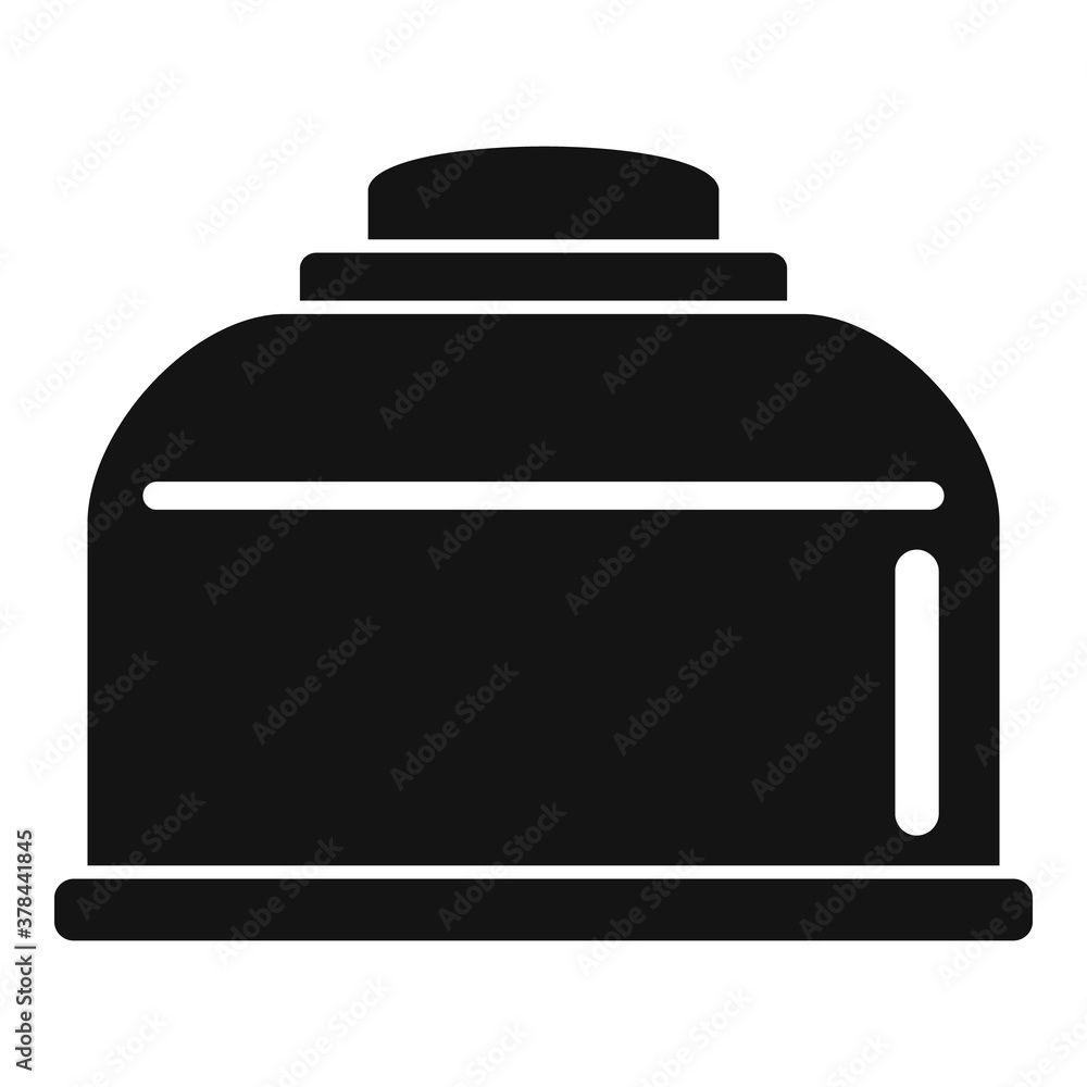 Gas cylinder barrel icon. Simple illustration of gas cylinder barrel vector icon for web design isolated on white background Gas cylinder barrel icon. Simple illustration of gas cylinder barrel vector icon for web design isolated on white background