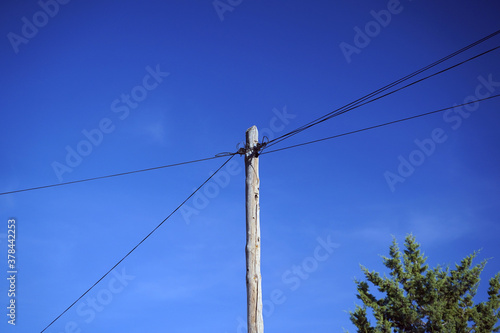 Wallpaper Mural Wire post telephone cable Torontodigital.ca