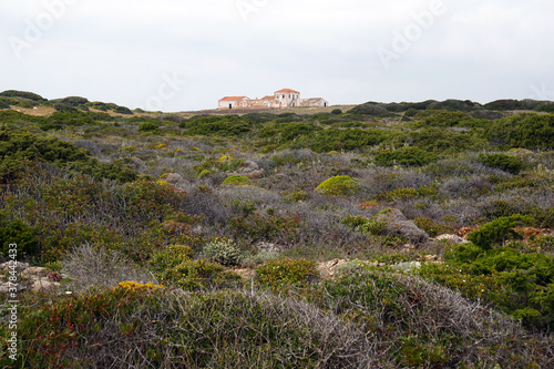 Old farmhouse (quinta) settled in green hills in the Algarve
