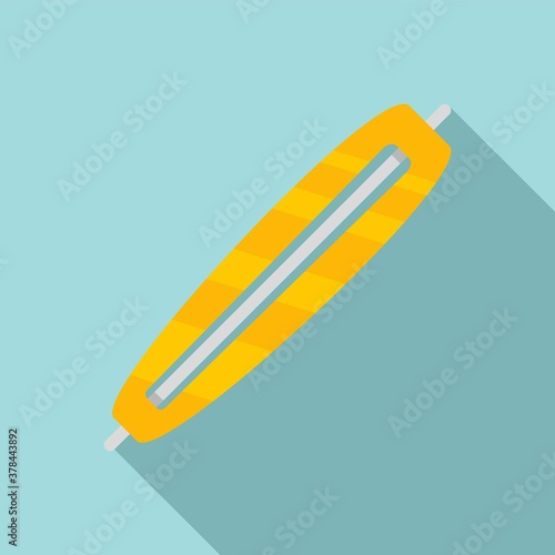 Barrette accessories icon. Flat illustration of barrette accessories vector icon for web design photo