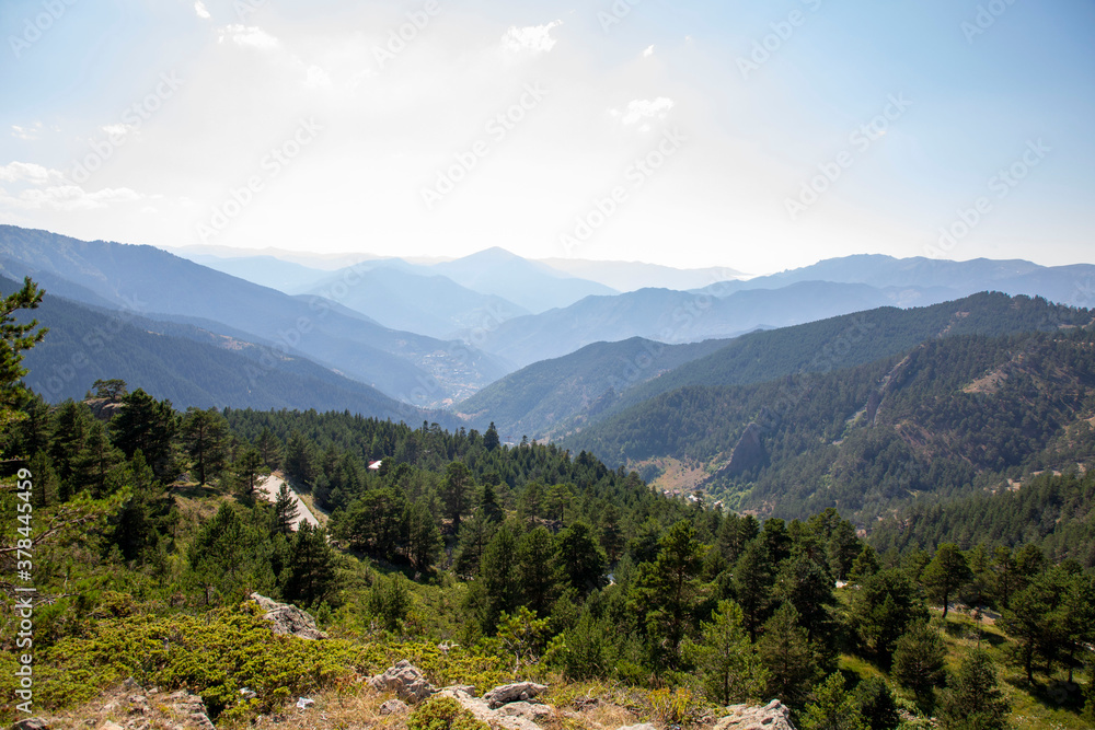 Zigana highland mountain scenery in the Black Sea region of , Gumushane, Turkey