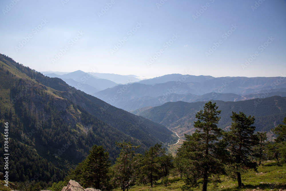 Zigana highland mountain scenery in the Black Sea region of , Gumushane, Turkey