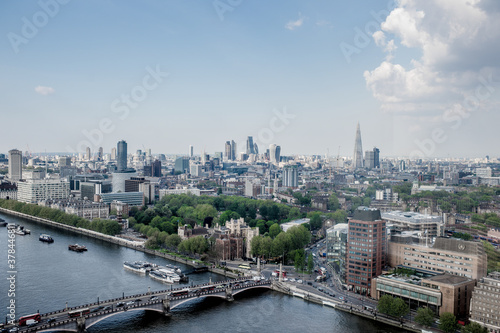 Elevated View Of The City of London