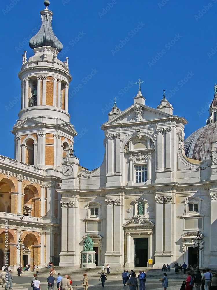 Italy, Marche, Loreto Santa Casa basilica (Holy House).