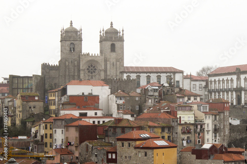 view of the old town of porto country