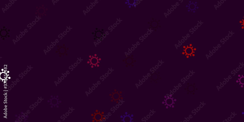 Light blue, red vector texture with disease symbols. Light blue, red vector texture with disease symbols.