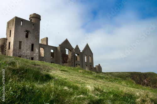 Slains Castle. Cruden Bay, Aberdeenshire, Scotland, UK