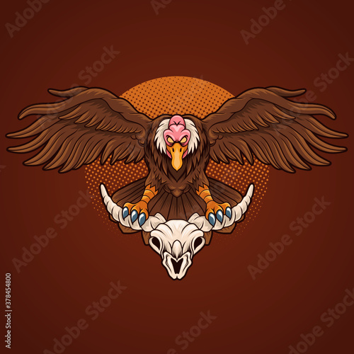 Vulture skull