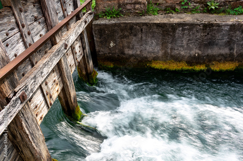 water mill race, at Alley mill Spring, Missouri