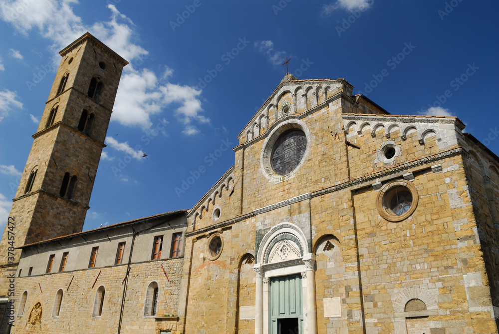 Assumption of Mary Cathedral Duomo in Volterra Italy